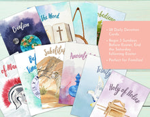 Load image into Gallery viewer, He is Risen! Easter Devotional Scripture Cards for Kids and Families