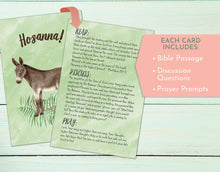 Load image into Gallery viewer, He is Risen! Easter Devotional Scripture Cards for Kids and Families