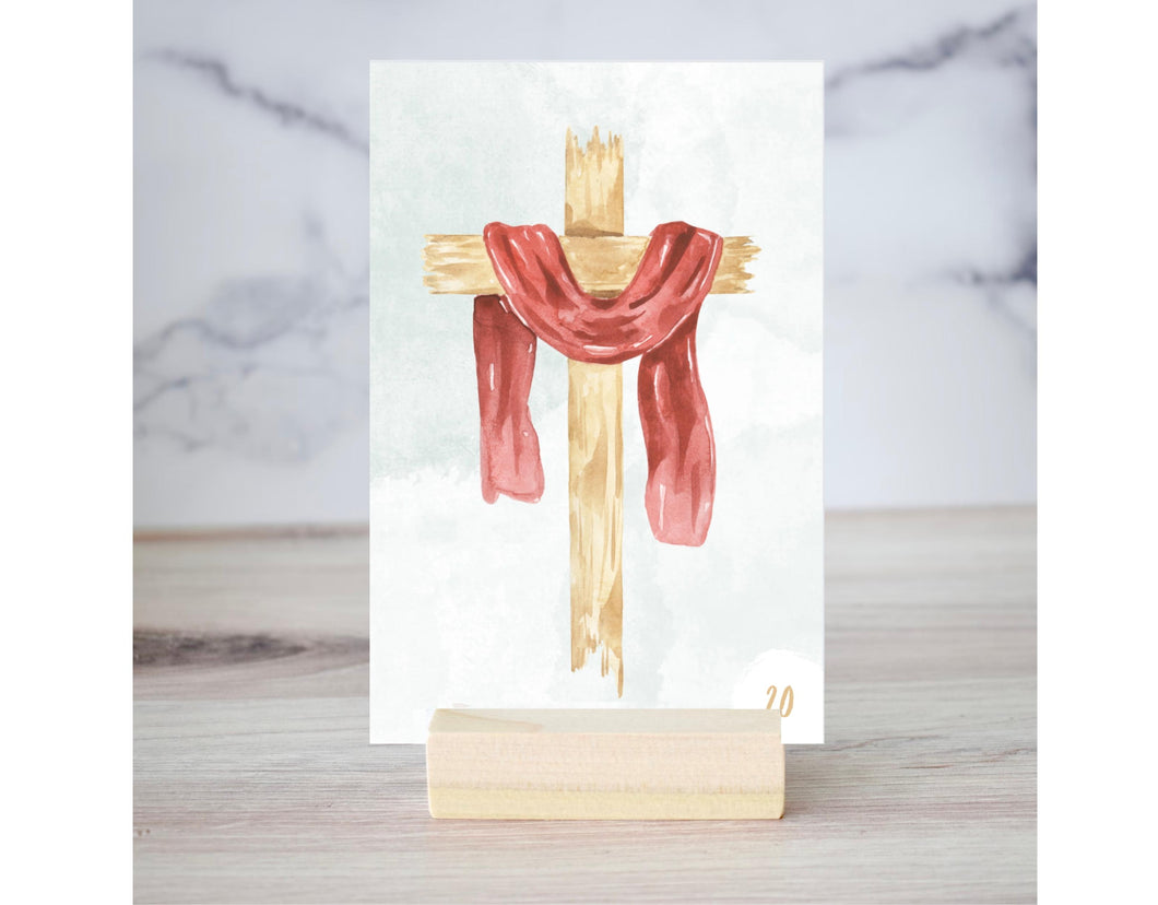 He is Risen! Easter Devotional Scripture Cards for Kids and Families