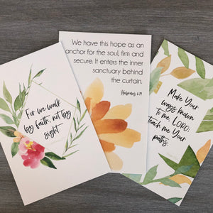 Bible verse cards with scripture are great teacher gift ideas for Easter