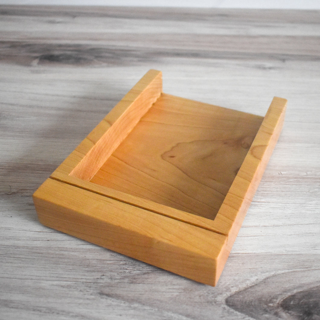 Premium Wood Display & Storage Tray for Weekly Bible Verse Cards