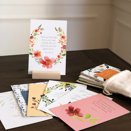 Bible verse cards with scripture about Joy and Worship