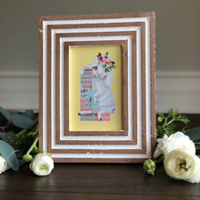 Load image into Gallery viewer, Framed L is for Lamb with Bible verse for baby girl.